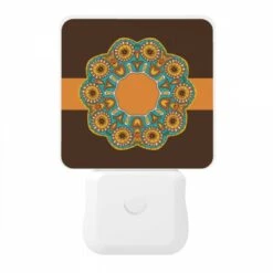 Night Light, A Colorful Circle With A Yellow Center And Blue And Orange Designs. 10 Night Light, A Colorful Circle With A Yellow Center And Blue And Orange Designs. -Cute Night Light Shop 2976cb51e99bcf2e1b3f1a0db7ad774524cc2876