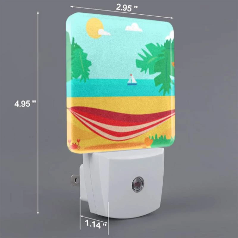 Night Light Set of 2, A red and white beach umbrella is set up on the sand. Night Light Set Of 2, A Red And White Beach Umbrella Is Set Up On The Sand. -Cute Night Light Shop 29be810dad22455c5df52c789e5d0f1d1ad6d328