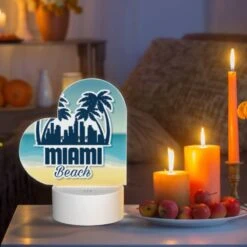Love Acrylic Night Light, A Logo For The Miami Beach. -Cute Night Light Shop 29f8f210cf174978c2a2a4556ceb9ef9684e6add