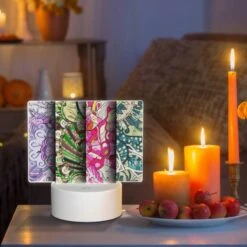 Rectangular Acrylic Night Light, Three Colorful Artworks Are Displayed Side By Side. -Cute Night Light Shop 2b9c5df052819ddf5f0ed132799b5d690fd14d3e