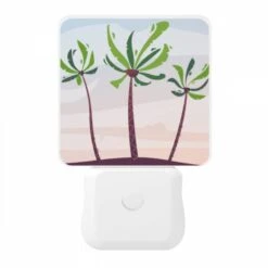 Night Light, Three Palm Trees Are Standing In The Sand. -Cute Night Light Shop 2bbc4d2a6839bdec133562aa51b293079bb83169