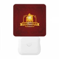 Night Light, A Halloween Logo With A House And A Skeleton. -Cute Night Light Shop 2bcfd9a2764f7226f9c412178e9994863fc6dab3