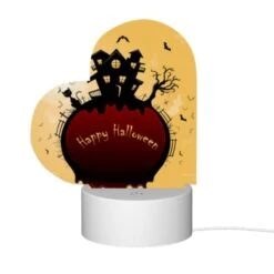 Love Acrylic Night Light, A Halloween Themed Image With A House -Cute Night Light Shop 2c0727ecdbd203b135016f6164acffc8c5de6b2d