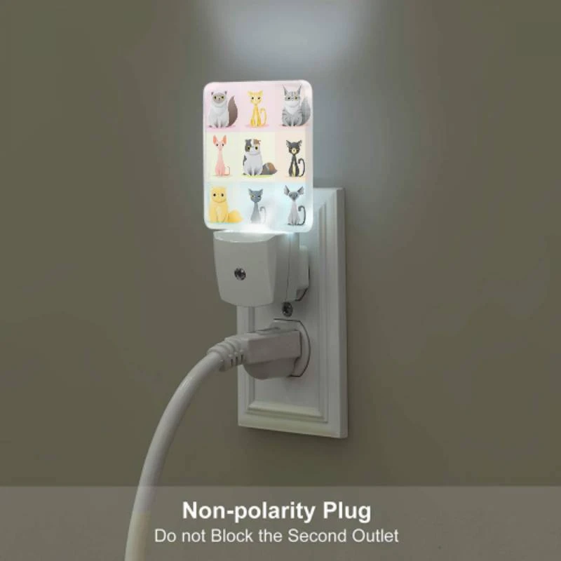 Night Light Set of 2, A collection of cats in various colors and poses. Night Light Set Of 2, A Collection Of Cats In Various Colors And Poses. -Cute Night Light Shop 2c78ee4435807e9bf75705a6f63b59f2cb5f8f3a