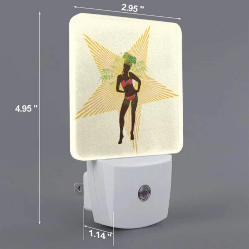 Night Light Set of 2, A woman in a bikini is standing in front of a star. Night Light Set Of 2, A Woman In A Bikini Is Standing In Front Of A Star. -Cute Night Light Shop 2c91c5f731d16aed5dd4279392eff14c9bc70517