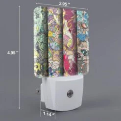 Night Light, Four Different Colored Designs Of A Flower. -Cute Night Light Shop 2d3ebddd82ffc7d4ae1270d8a775a1c25d4e1d1e