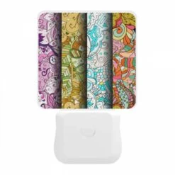 Night Light, Three Colorful Designs Are Displayed On A Wall. -Cute Night Light Shop 2e573e5dcd477c21e96114b0497533e7548c7df7