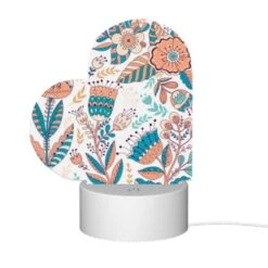 Love Acrylic Night Light, A Colorful Floral Pattern With Blue -Cute Night Light Shop 313f825996bbfc0c29d349cbbf52e672ffd78d13