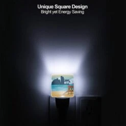 Night Light, A Beach Scene With A Lifeguard Tower And A Palm Tree. 6 Night Light, A Beach Scene With A Lifeguard Tower And A Palm Tree. -Cute Night Light Shop 319ee792fc7eea585a980d9da89f8c9f1ddda38d