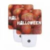 Night Light Set Of 2, A Pile Of Red And Orange Squash With A Caption That Reads "Happy Halloween." -Cute Night Light Shop 31d4e1982c0efe1aac7a3e6a8c06bef9c17ef88b