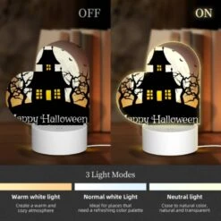 Love Acrylic Night Light, A Halloween Poster With A Haunted House And Bats. 4 Love Acrylic Night Light, A Halloween Poster With A Haunted House And Bats. -Cute Night Light Shop 323a755e5ee8993e22f56a089fd04b6b7440fe69