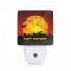 Night Light, A Halloween Poster With A Moon And Bats. -Cute Night Light Shop 327d0cf0575e13eba16961bf81108ef5ee0ec923