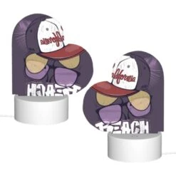 Love Acrylic Night Light, A California Hat With Sunglasses On Top. -Cute Night Light Shop 32b9277fd57a11485df8cff9635f80379453a4fb
