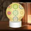 Round Acrylic Night Light, A Collection Of Colorful Geometric Shapes. -Cute Night Light Shop 33445865c2d42fff2dd0082c40e61c799450cfa5