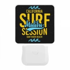 Night Light, A Surfboard With The Words California Surf Session On It. -Cute Night Light Shop 3379569616d7176758380030f6d6d6e9acfdc171