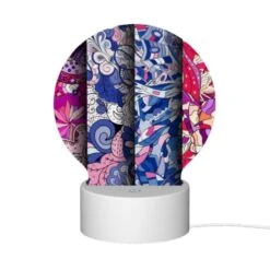 Round Acrylic Night Light, Three Different Colored Designs Of Flowers. -Cute Night Light Shop 33d723cf8ab8a0d53fddb2bcddeeb4f5d440584d
