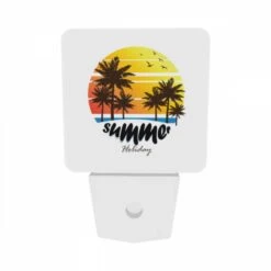 Night Light Set Of 2, A Sunset With A Beach Scene And Palm Trees. -Cute Night Light Shop 34189789455d9b1742905fac33a9af4139e1df8d