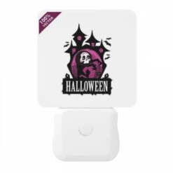 Night Light, A Halloween Poster With A Spooky Castle And A Skeleton. 10 Night Light, A Halloween Poster With A Spooky Castle And A Skeleton. -Cute Night Light Shop 349affc3eeb9443929161941f3eec76316b9a231