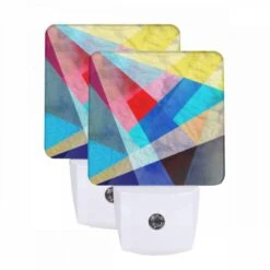 Night Light Set Of 2, A Colorful