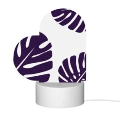 Love Acrylic Night Light, A Pattern Of Leaves On A White Background. -Cute Night Light Shop 38d0bd3f85efc01f1fd6976c419d762c1595dd50