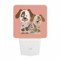 Night Light, Two Dogs And A Puppy Are Standing Together. -Cute Night Light Shop 397a593636e58709e10ca6b88984b286751298c8
