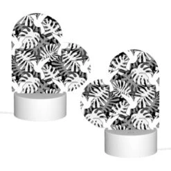 Love Acrylic Night Light, A Pattern Of Hands And Birds On A Black And White Background. -Cute Night Light Shop 3b305ceae72ae5a486e571013b78b4be98cf7fea