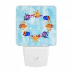 Night Light, A Colorful Painting Of Fish And A Starfish. -Cute Night Light Shop 3d56f270a68b1729bdd2f690e855a32212af531d