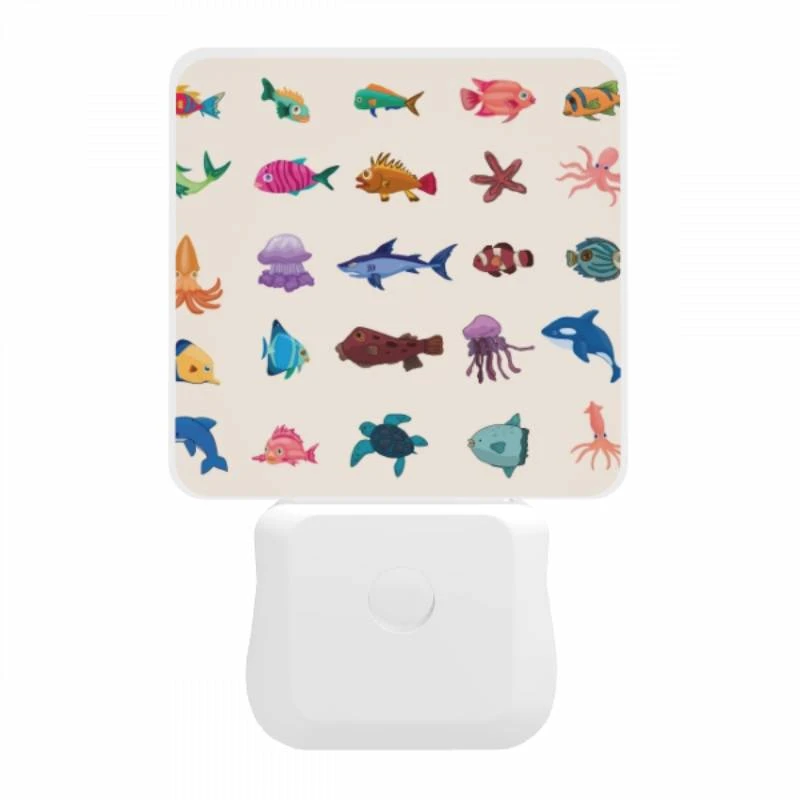 Night Light, A collection of colorful fish and sea creatures. Night Light, A Collection Of Colorful Fish And Sea Creatures. -Cute Night Light Shop 3ddb9376be5df7cd86d2620e9742dc984dbacb81