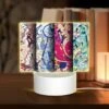 Rectangular Acrylic Night Light, Four Different Colored Paintings Of Flowers. -Cute Night Light Shop 3e2c4531f7aa11849c93536b200385b2b648ceb3