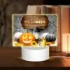 Rectangular Acrylic Night Light, A Halloween Poster With A Pumpkin And A Lit Candle. 1 Rectangular Acrylic Night Light, A Halloween Poster With A Pumpkin And A Lit Candle. -Cute Night Light Shop 408d8aaf108ed80eb2f3ad28e796ef3446a47e59