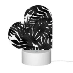 Love Acrylic Night Light, A Close Up Of A Leafy Plant With A Black Background. -Cute Night Light Shop 41dc11e835372058235bc1ca0f2f0f053be995eb