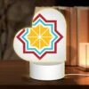 Love Acrylic Night Light, A Colorful Logo With A Yellow Center. -Cute Night Light Shop 4309471406b66b7de82a95892caccd27fdac664f