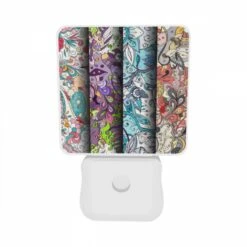 Night Light Set Of 2, Three Colorful Designs Are Displayed On A Wall. -Cute Night Light Shop 434afd4b9fa5c9ed5093c214f8625aea1acbff81