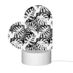 Love Acrylic Night Light, A Pattern Of Hands And Birds On A Black And White Background. -Cute Night Light Shop 43efde13eb013220616749901bf177572a7f968d
