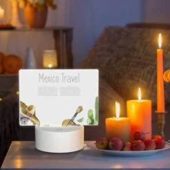 Rectangular Acrylic Night Light, A Colorful Poster Advertising Mexico Travel. 8 Rectangular Acrylic Night Light, A Colorful Poster Advertising Mexico Travel. -Cute Night Light Shop 441ea38d07fa2c1008634bde5a3d7763ddbcc41d