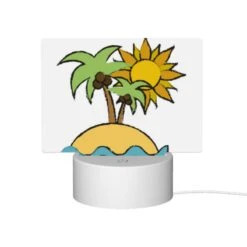 Rectangular Acrylic Night Light, A Cartoon Drawing Of A Sun -Cute Night Light Shop 44eb60e731e0925f0b93bf5454d79fd5cccd7c0e