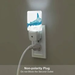 Night Light Set Of 2, A Blue Shark With A White Belly. -Cute Night Light Shop 468273c8a850c7f393b69ff88bccd210b172efe4