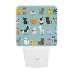 Night Light, A Collection Of Different Colored Cats. -Cute Night Light Shop 471c58e9b6ef43f820b083558eb901de89ab2d7c