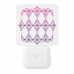 Night Light, A Purple And Pink Diamond Pattern. -Cute Night Light Shop 47843fb3a4fd9b29f46d764d1262182cb84ed57e