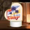 Love Acrylic Night Light, A Colorful Surfboard Logo With A Sun And Palm Trees. -Cute Night Light Shop 47c5ec0b0639400c57bff149877840cd83d3bc39