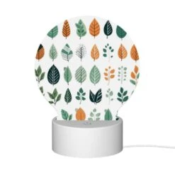 Round Acrylic Night Light, A Collection Of Leaves In Different Colors. 11 Round Acrylic Night Light, A Collection Of Leaves In Different Colors. -Cute Night Light Shop 4808baa6ed9531e1e05708cdfa7e7ea9d1d851c0