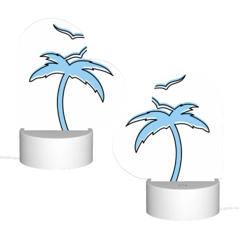 Love Acrylic Night Light, A blue and white palm tree. Love Acrylic Night Light, A Blue And White Palm Tree. -Cute Night Light Shop 48aa5f861ed918620f9c15c0417695debe040bf1