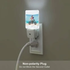 Night Light, A Woman Is Sitting On A Motorcycle With A Surfboard On The Back. -Cute Night Light Shop 4903284a5fcc9e58f3c91713cedea6a19c6f043e