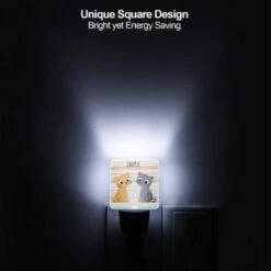 Night Light, Two Cats Sitting Next To Each Other. 6 Night Light, Two Cats Sitting Next To Each Other. -Cute Night Light Shop 4ad4827a3345c8c382785b73b28a84dbd5b36cf4