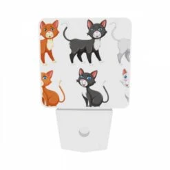 Night Light Set Of 2, A Collection Of Six Different Colored Cats. -Cute Night Light Shop 4ba54e35c8467669c441d9ba56e30eb454d4ad79