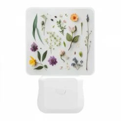 Night Light, A Collection Of Flowers And Leaves On A White Background. -Cute Night Light Shop 4c90cf3e4474038bc5ddc87db7145debdafd3715