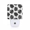 Night Light, A Pattern Of Leaves On A White Background. -Cute Night Light Shop 4cb91fa066e84f7dc4e899af5efa82e7e6882c0a