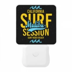 Night Light, A Surfboard With The Words California Surf Session On It. -Cute Night Light Shop 4dd377a488202a31be69b71f6ae2daa94c3fc294