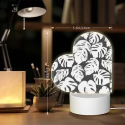 Love Acrylic Night Light, A Pattern Of Leaves On A Wallpaper. 7 Love Acrylic Night Light, A Pattern Of Leaves On A Wallpaper. -Cute Night Light Shop 4ec7b0d4dbd4e0c20e1bcde503bc7124b47756a5