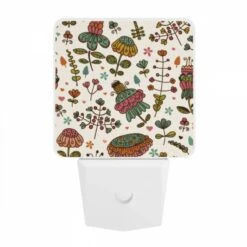 Night Light, A Colorful Floral Pattern With A Variety Of Flowers And Leaves. -Cute Night Light Shop 4f3405b8125dc2e72d9a28a9ceb52bff2e4f2f7e